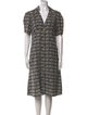 St. John Printed Midi Length Dress