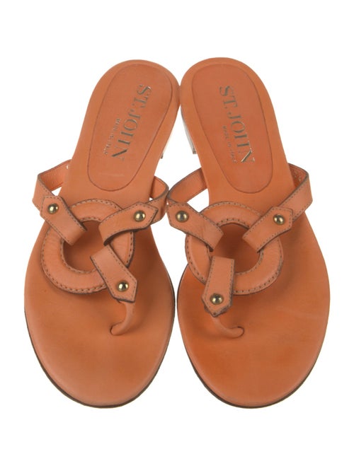 St. John Leather Slides