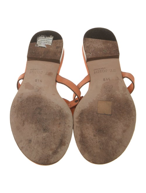 St. John Leather Slides