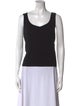 St. John Scoop Neck Sleeveless Top
