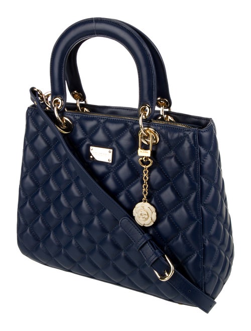 St. John Leather Shoulder Bag