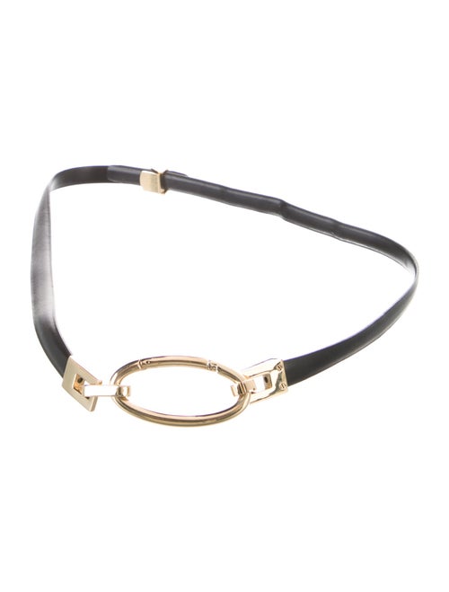 St. John Skinny Leather Belt