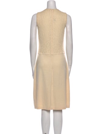 St. John Wool Midi Length Dress