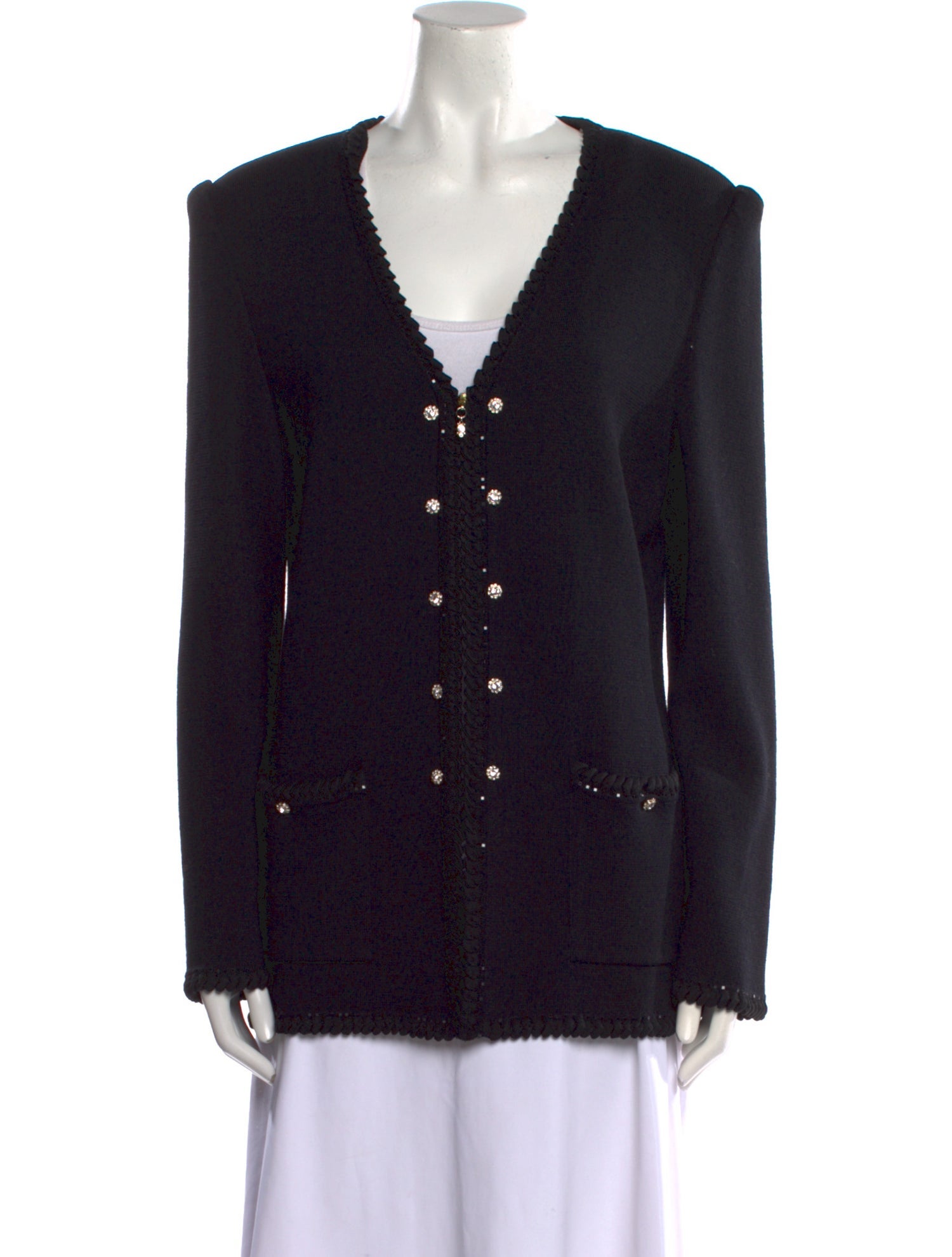 St. John Evening V-Neck Sweater