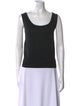 St. John Wool Scoop Neck Top