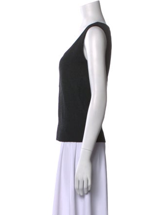 St. John Wool Scoop Neck Top