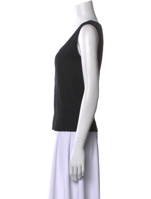 St. John Wool Scoop Neck Top