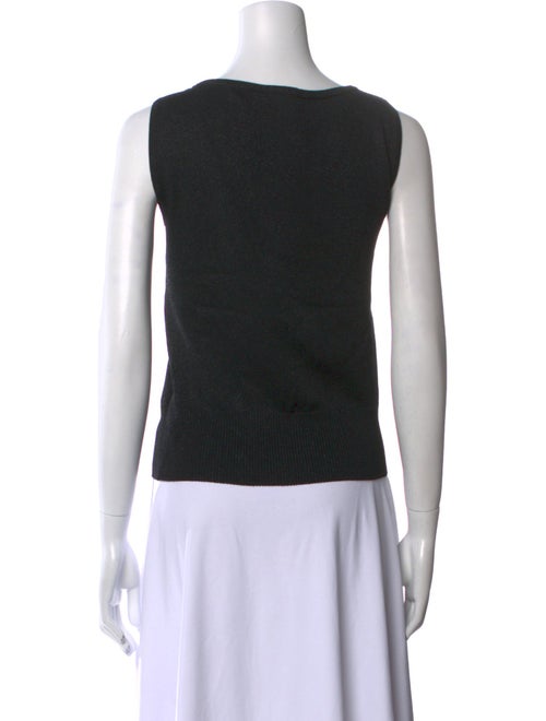 St. John Wool Scoop Neck Top