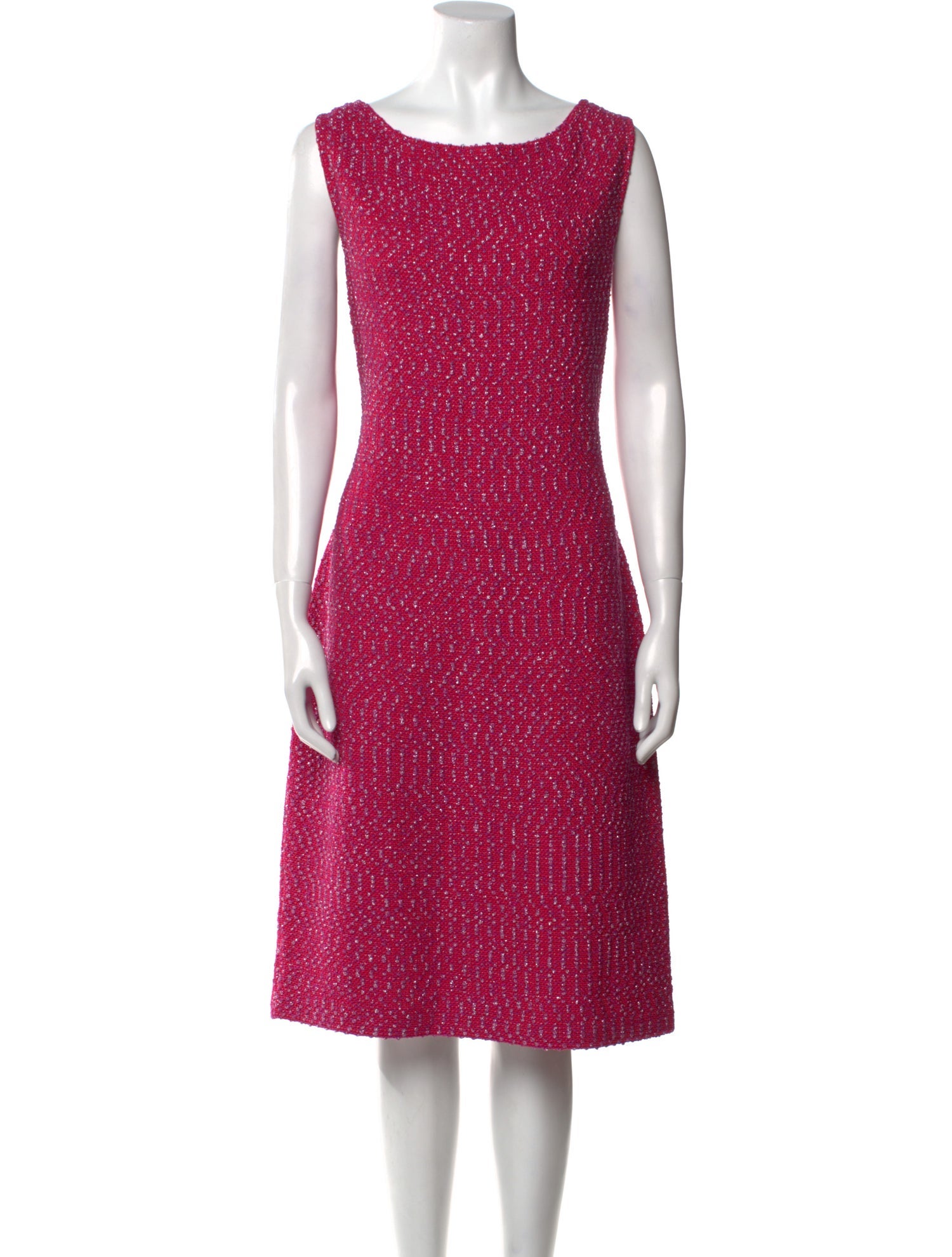 St. John Scoop Neck Midi Length Dress w/ Tags