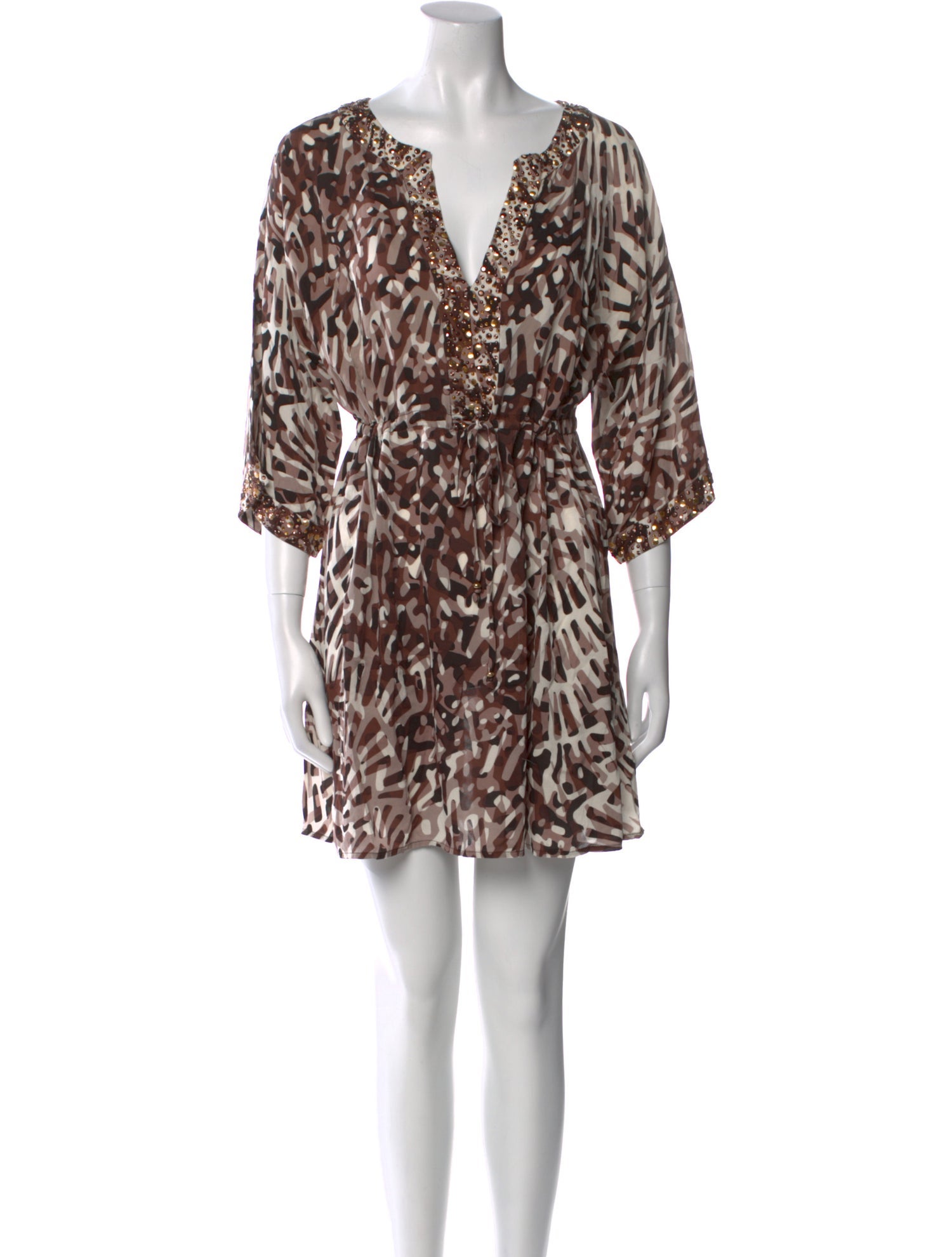 St. John Silk Mini Dress