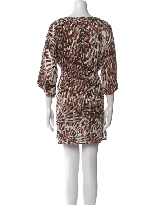 St. John Silk Mini Dress