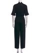 St. John Mock Neck Jumpsuit