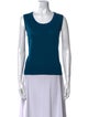 St. John Wool Scoop Neck Sweater