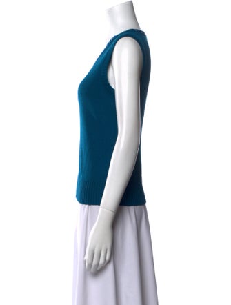 St. John Wool Scoop Neck Sweater