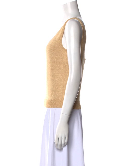 St. John Wool Scoop Neck Top