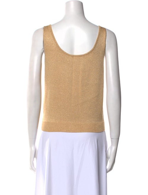 St. John Wool Scoop Neck Top