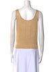 St. John Wool Scoop Neck Top