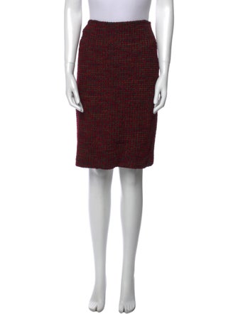 St. John Printed Knee-Length Skirt