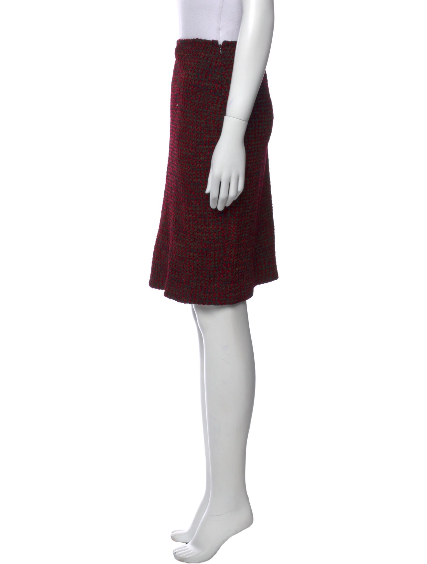 St. John Printed Knee-Length Skirt