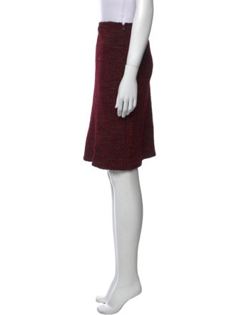 St. John Printed Knee-Length Skirt