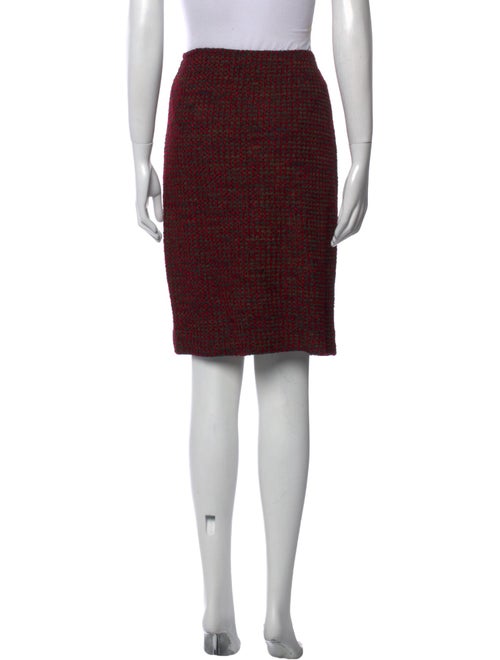 St. John Printed Knee-Length Skirt