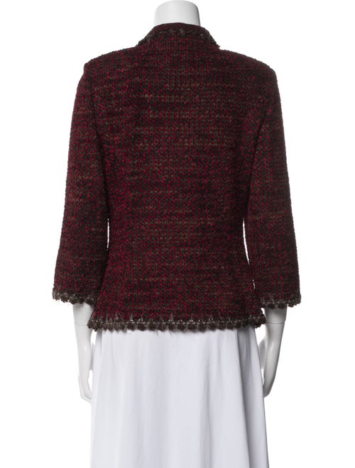 St. John Tweed Pattern Blazer