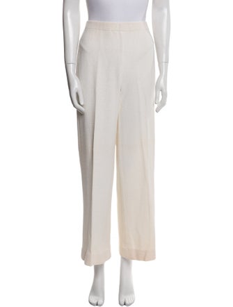 St. John Wool Wide Leg Pants