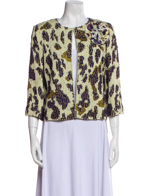 St. John Printed Evening Jacket