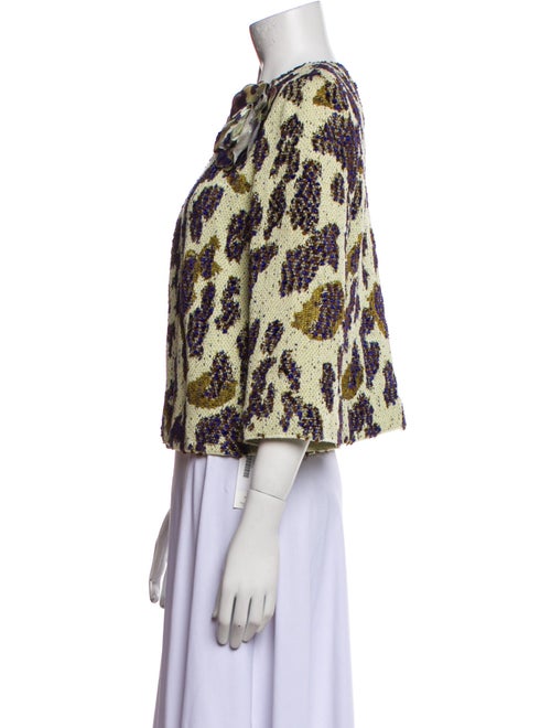 St. John Printed Evening Jacket