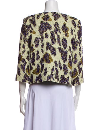 St. John Printed Evening Jacket