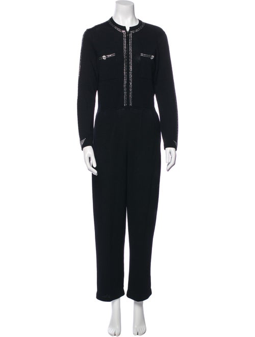 St. John Wool Crew Neck Jumpsuit