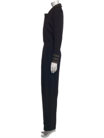 St. John V-Neck Jumpsuit