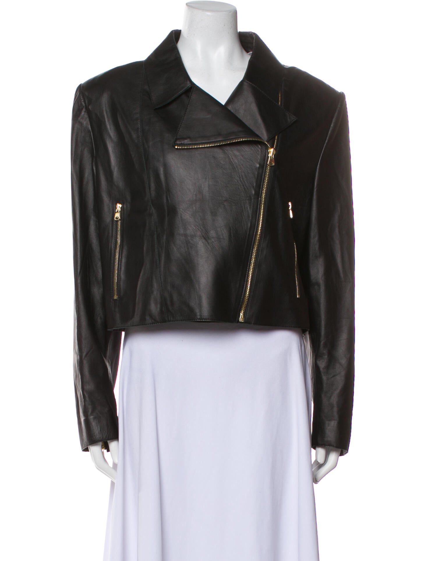 St. John Leather Biker Jacket