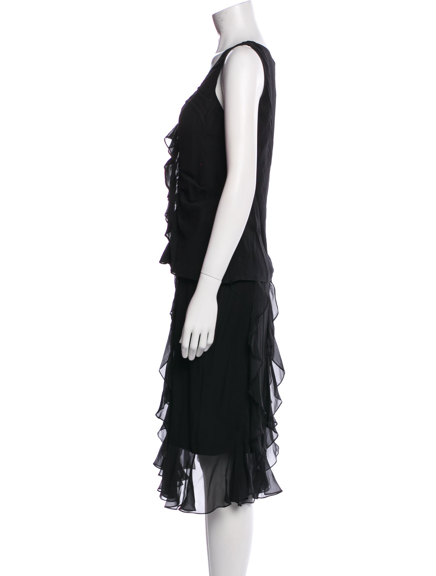 St. John Silk Skirt Set