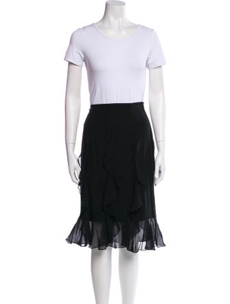 St. John Silk Skirt Set