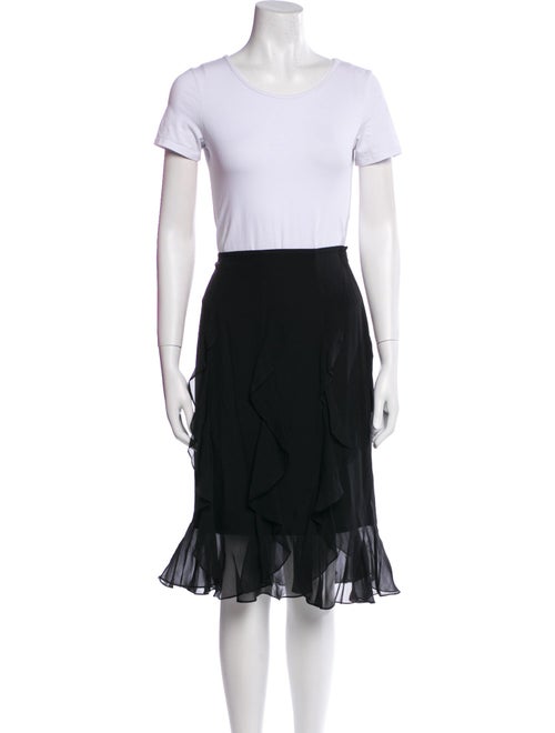 St. John Silk Skirt Set