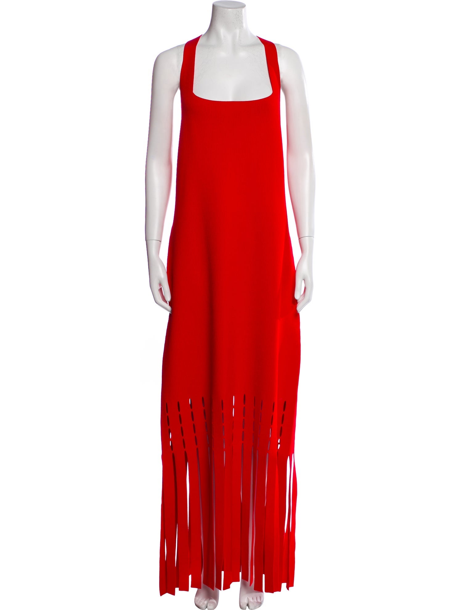 St. John Square Neckline Long Dress w/ Tags