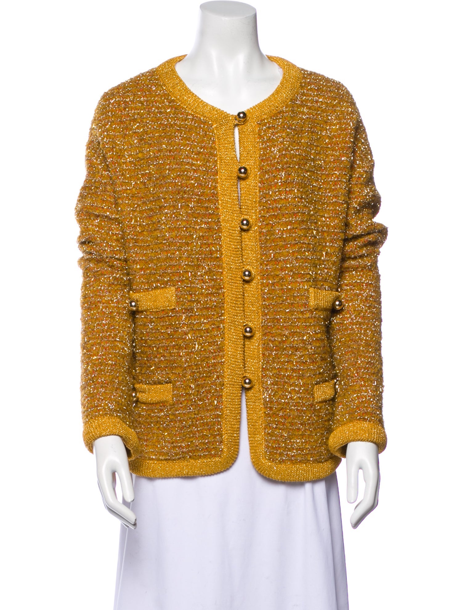 St. John Wool Tweed Pattern Evening Jacket