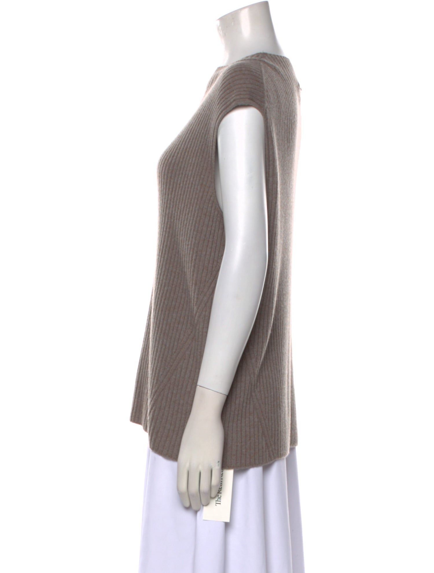 St. John Cashmere Bateau Neckline Sweater