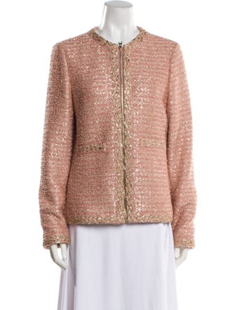 St. John Tweed Pattern Evening Jacket