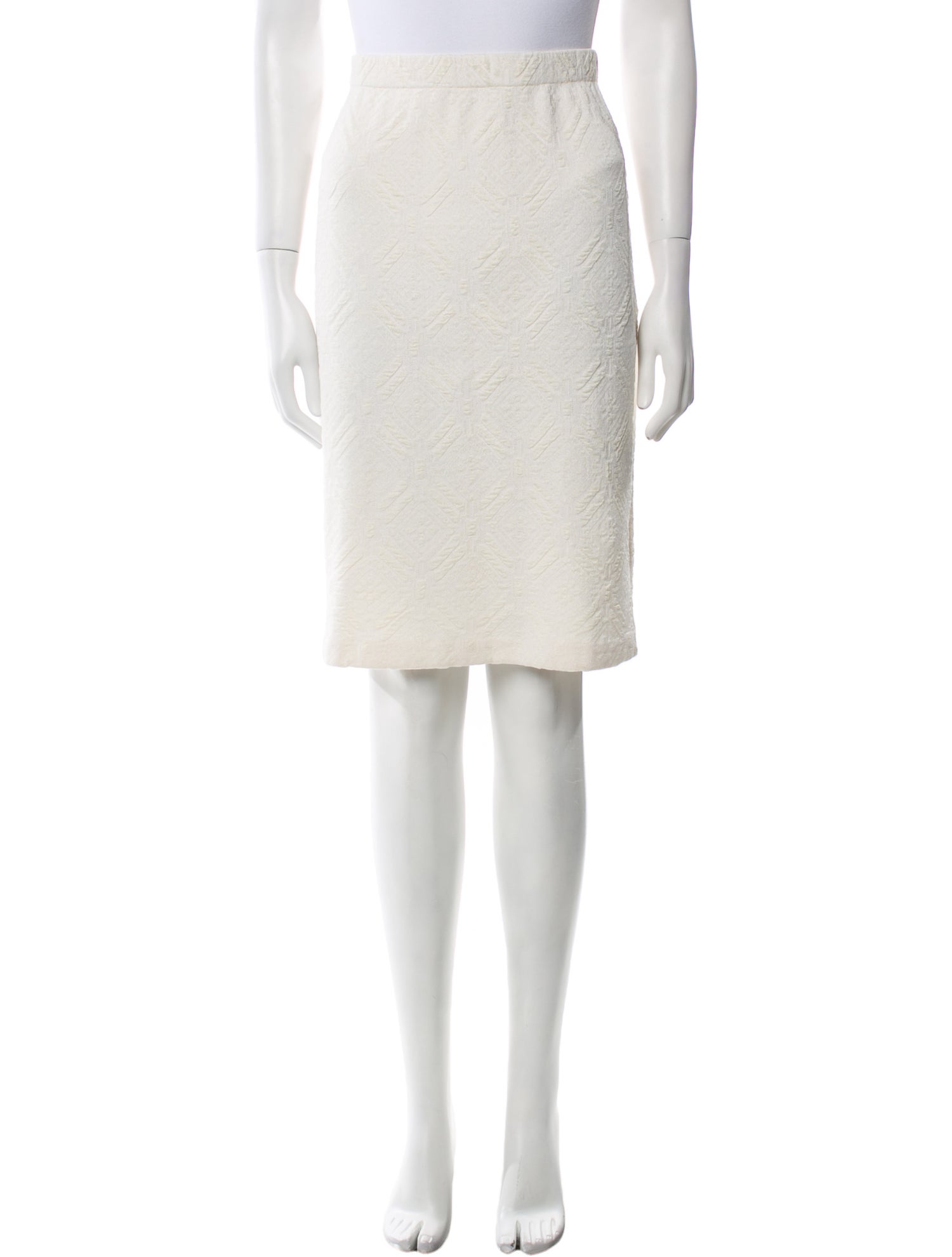 St. John Wool Knee-Length Skirt