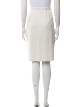 St. John Wool Knee-Length Skirt