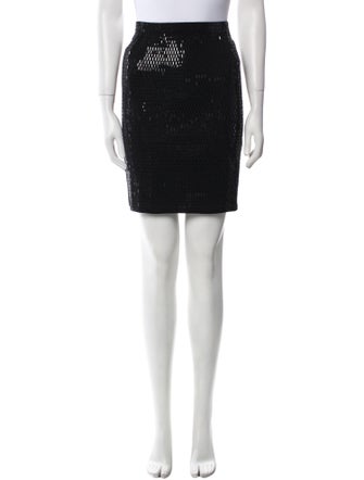 St. John Sequin Embellishments Mini Skirt