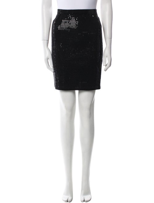 St. John Sequin Embellishments Mini Skirt