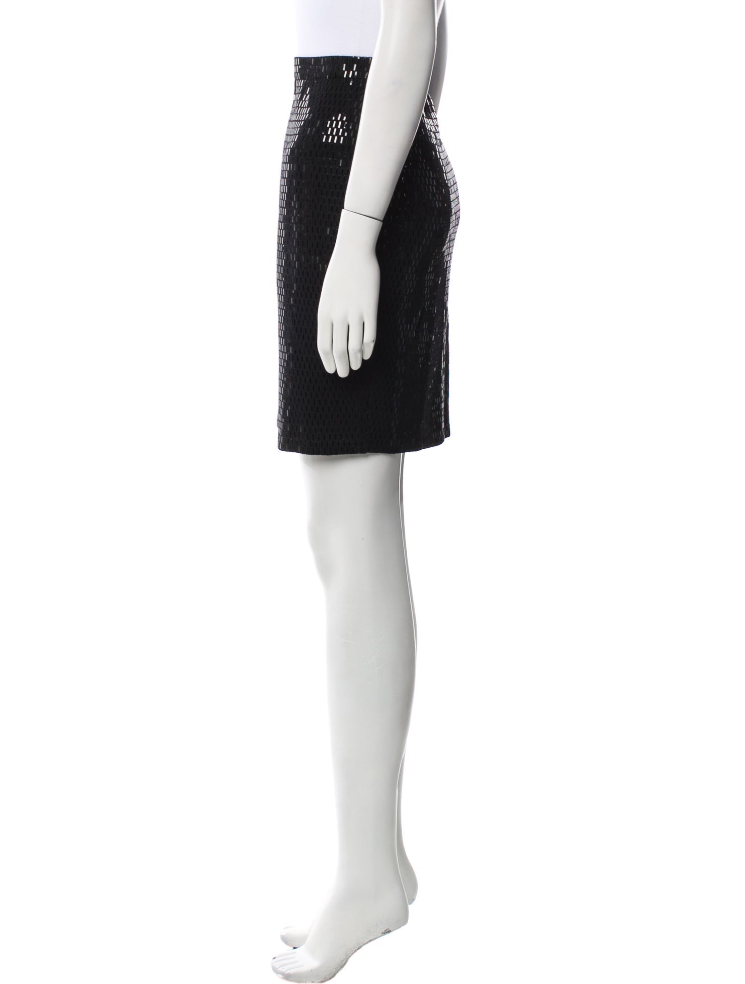 St. John Sequin Embellishments Mini Skirt