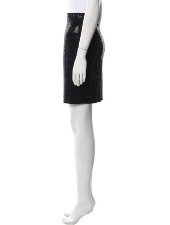 St. John Sequin Embellishments Mini Skirt