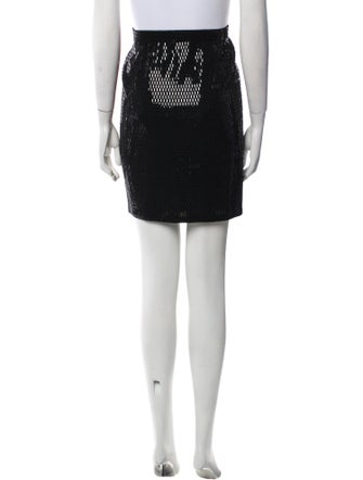 St. John Sequin Embellishments Mini Skirt
