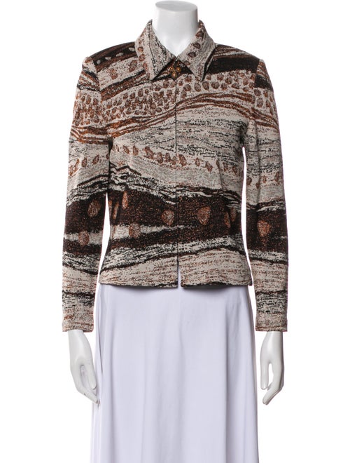 St. John Tweed Pattern Evening Jacket