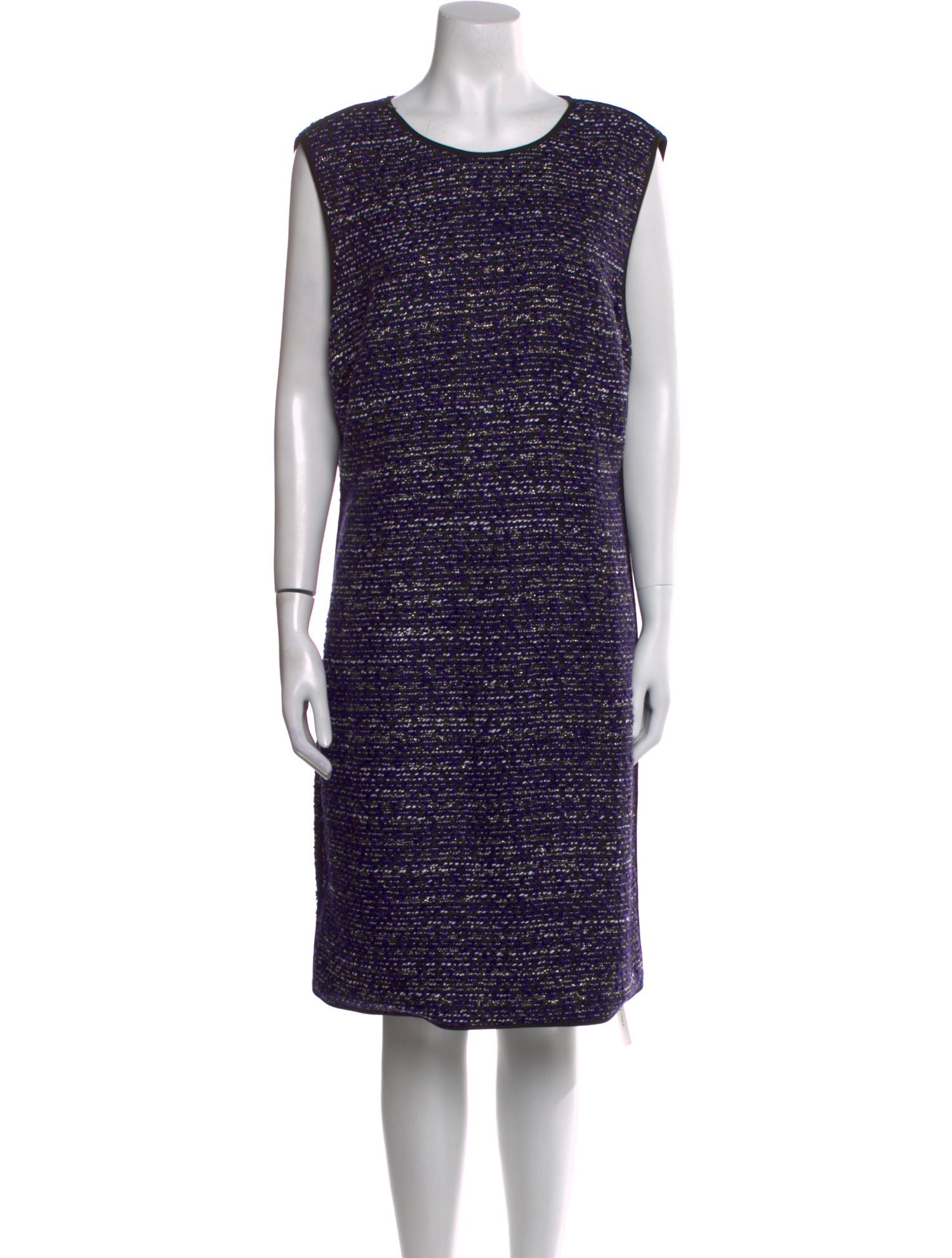 St. John Printed Knee-Length Dress w/ Tags