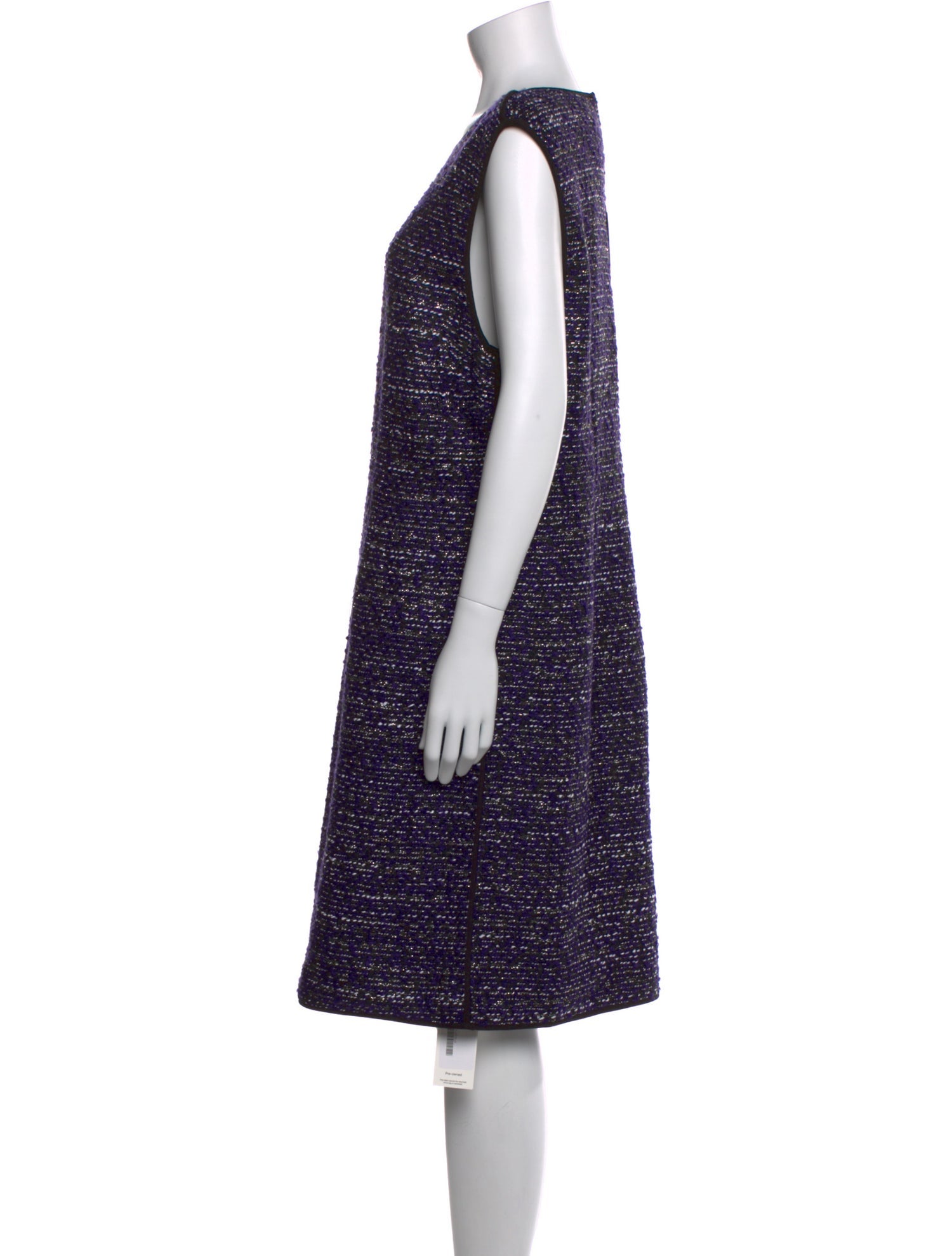 St. John Printed Knee-Length Dress w/ Tags